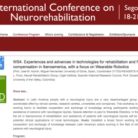 International Conference on NeuroRehabilitation (ICNR2016)